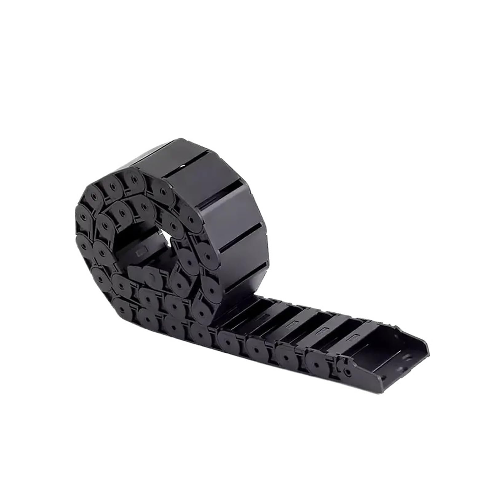 Chaîne porte-câbles en plastique 18x50 mm avec connecteur pour routeur - 5