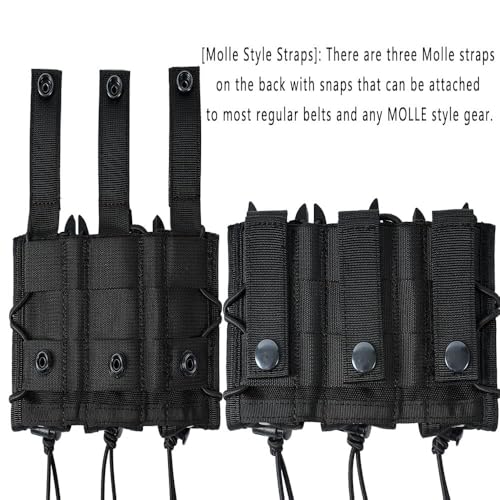 Etui Molle for chargeur triple 9mm porte-munitions robuste - 2