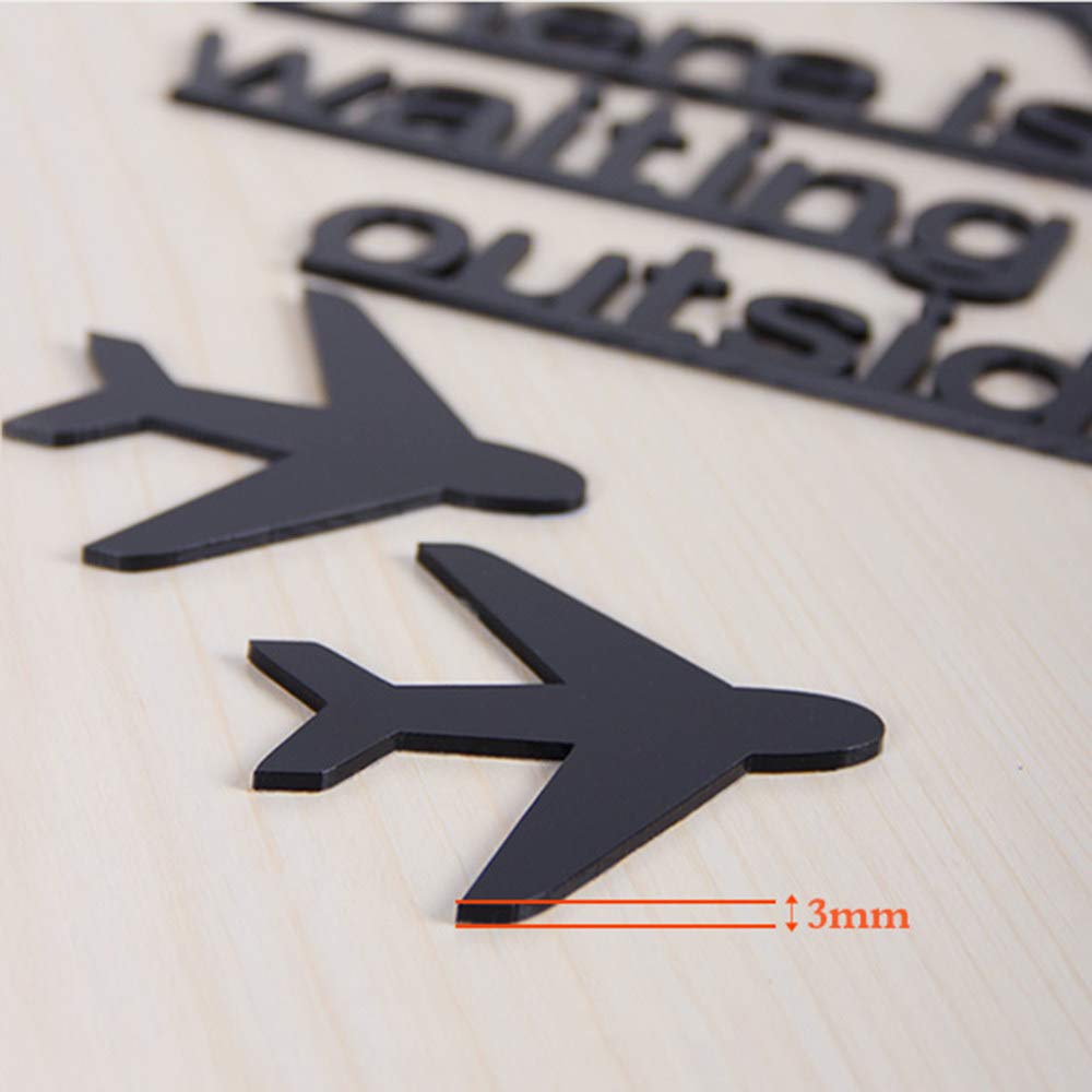 Zegar ścienny mapa świata 3D akrylowa duży L74CM H34CM