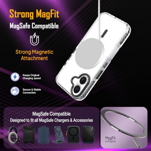 Image of Zapcase Crystal Clear Back case for iPhone 17 | Hard PC Back | TPU Bumper with Inner Rubber Grip | Metal Camera Guard Bezel | Metal Buttons | Scratch Resistant Cover | 2 Layer Edge Protection | Black