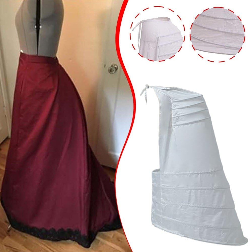 5 obręczy regulowana halka z krynoliną, długość do ziemi do sukni ślubnej, cosplay i formalnej sukienki