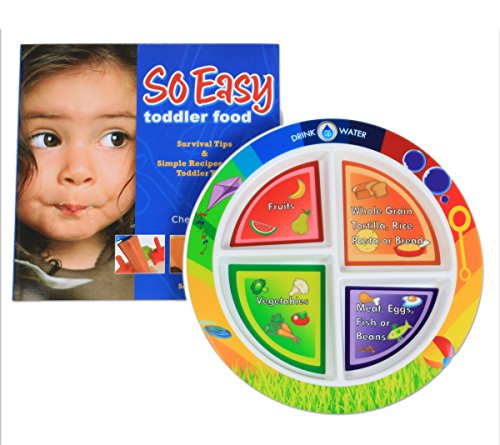 Fresh Baby Plate and So Easy Toddler Food Cookbook Value Pack, English