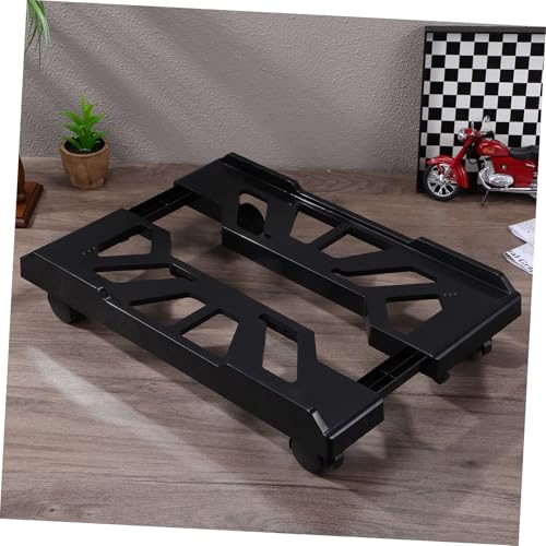 Soporte ajustable para torre de PC NUOBESTY con ruedas bloqueables, diseño telescópico para distintos gabinetes, ideal para gaming y oficina miniatura 5