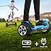 Gyroor Warrior 8.5 inch All Terrain Off Road Scooter with Bluetooth Speakers and LED Lights, Self Balancing Scooter for Kids ages 6-12 and Adults