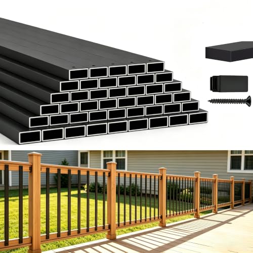 HZIU 101 Pack Stainless Steel Deck Balusters