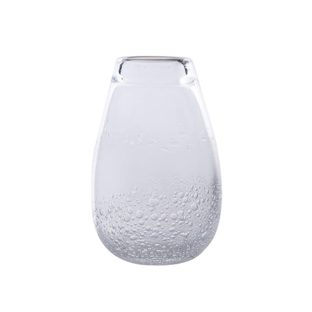 Vase en verre bicolore de 23cm pour salon et chambre