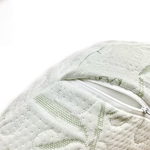 Sacred Thread Nursing Pillow For Breastfeeding - Premium Memory Foam With Removable Bamboo Cover - Nursing And Posture Support For Mom - Washable Feeding Pillow #TOP4
