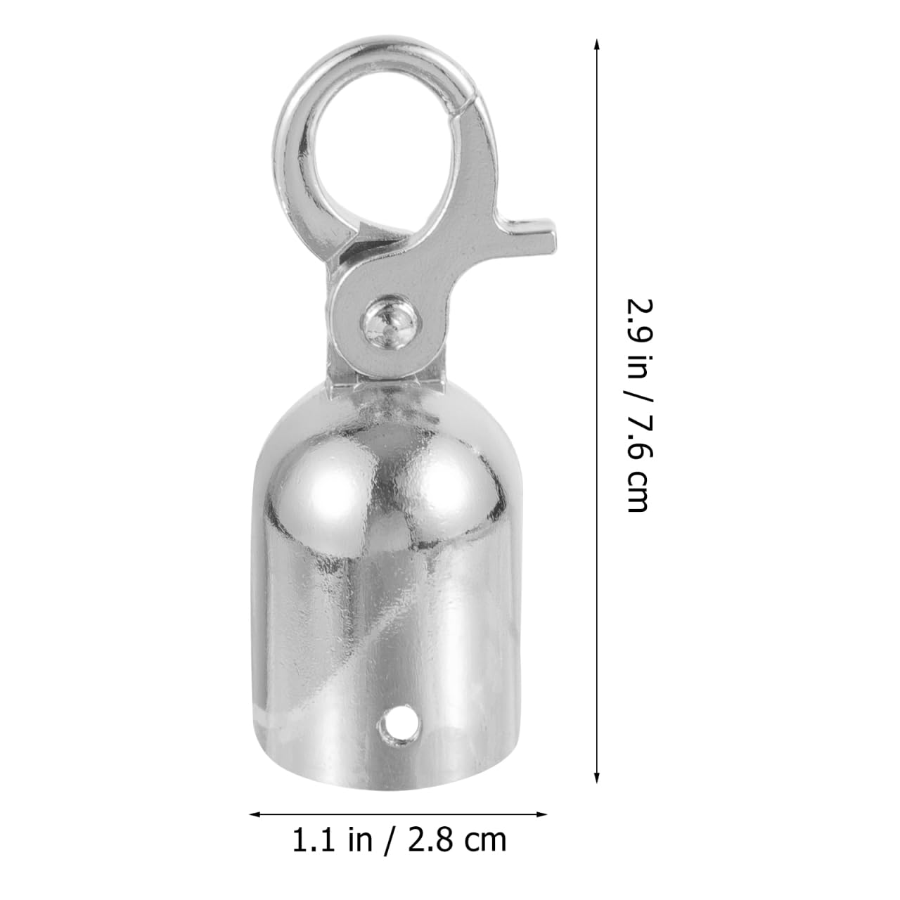 ULTECHNOVO 12 Uds Tapones De Extremo De Cuerda De Acero Inoxidable Con Gancho Stopper Para Barandillas Y Columnas Accesorios De Cuerda Para Control De Seguridad Y Uso Exterior