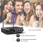 FIFINE UHF Dual Channel Wireless Handheld Microphone, Easy-to-use Karaoke Wireless Microphone System-K036 - Image 2