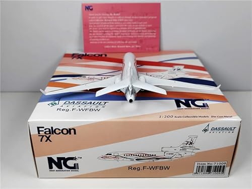 Hobby-Ace Ng Model Dassault Aviation For Falcon 7X F-Wfbw 1:200 Aircraft Pre-Built Model #TOP6