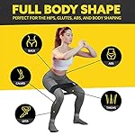 Fabric Resistance Bands for Legs - Workout Bands Resistance Bands for Men and Women - Booty Bands for Working Out - Exercise Bands Resistance Bands Set - Elastic Bands for Exercise - Image 4