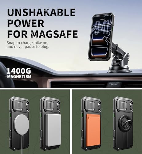 Coque antichoc avec support réglable et MagSafe iPhone 17 Pro Max