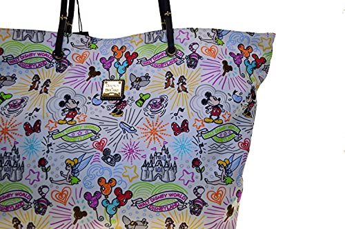 Dooney & Bourke Disney Sketch Nylon Bolso Tote Reversible miniatura 2
