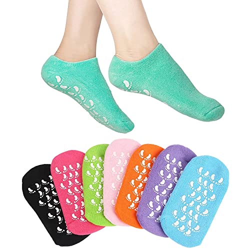 SAFERSKY Moisturizing Gel Socks, Ultra-Soft Spa Quality Gel Socks for Moisturizing, Repairs Dry Cracked Skins, Standard Size, For Dry Skin