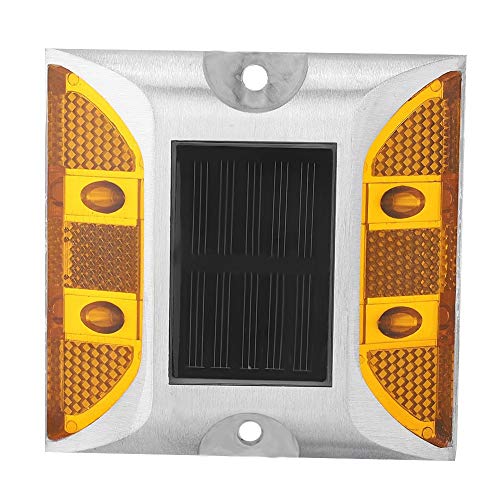 VOBOR Indicatore di Marciapiede per Strada, Indicatore di Marciapiede Impermeabile in Alluminio, Riflettore Stradale Riflettore di Alluminio a Forma di Rettangolo con LED per Illuminazione Stradale