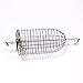 UAERSCH 3pcs Stainless Steel Wire Fishing Trap Bait Cage Basket Feeder Holder Tackle Tool (L#)