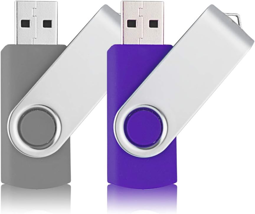 USB Flash Drives 32GB Folding USB 2.0 Flash Thumb Drives Pack of 2
