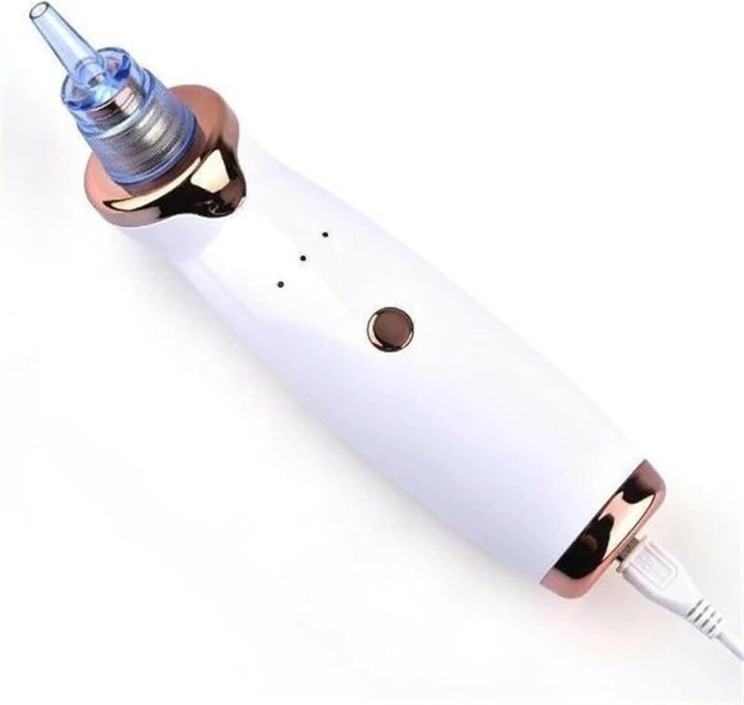Limpiador de Puntos Negros Eléctrico, Extractor de Poros con 4 Cabezales, Cuidado Facial Profesional en Casa