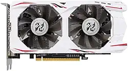 Placa de Vídeo GTX1050 Ti, 4GB GDDR5, 128 Bits, Peladin Kaitian, Branco
