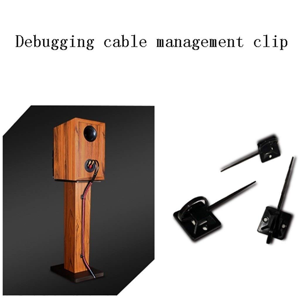 Pieds d'Enceintes Support d'enceintes, Support d'enceintes d'étagère en Bois, adapté à la Musique Surround de cinéma Maison (1 Paire)