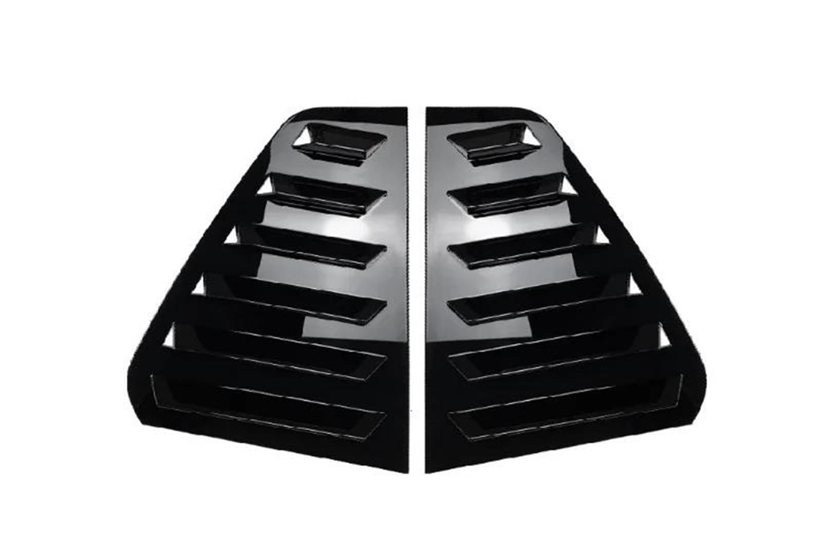Finestrini Spoiler Per VW Per Golf 6 Per MK6 Per GTI Per R Per GTD 2008-2012 Finestra Laterale Posteriore Feritoie Air Vent Scoop Shades Sticker(Gloss Black)
