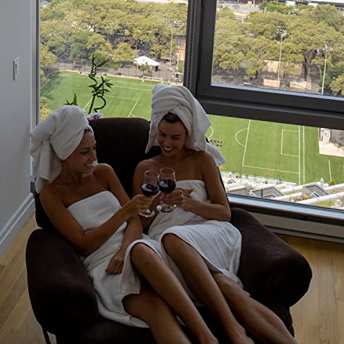 Mosobam 700 Gsm Hotel Luxury Bamboo Viscose-Cotton, Bath Towel Sheets 35X70, White, Set Of 4, Oversized Turkish Towels #TOP5