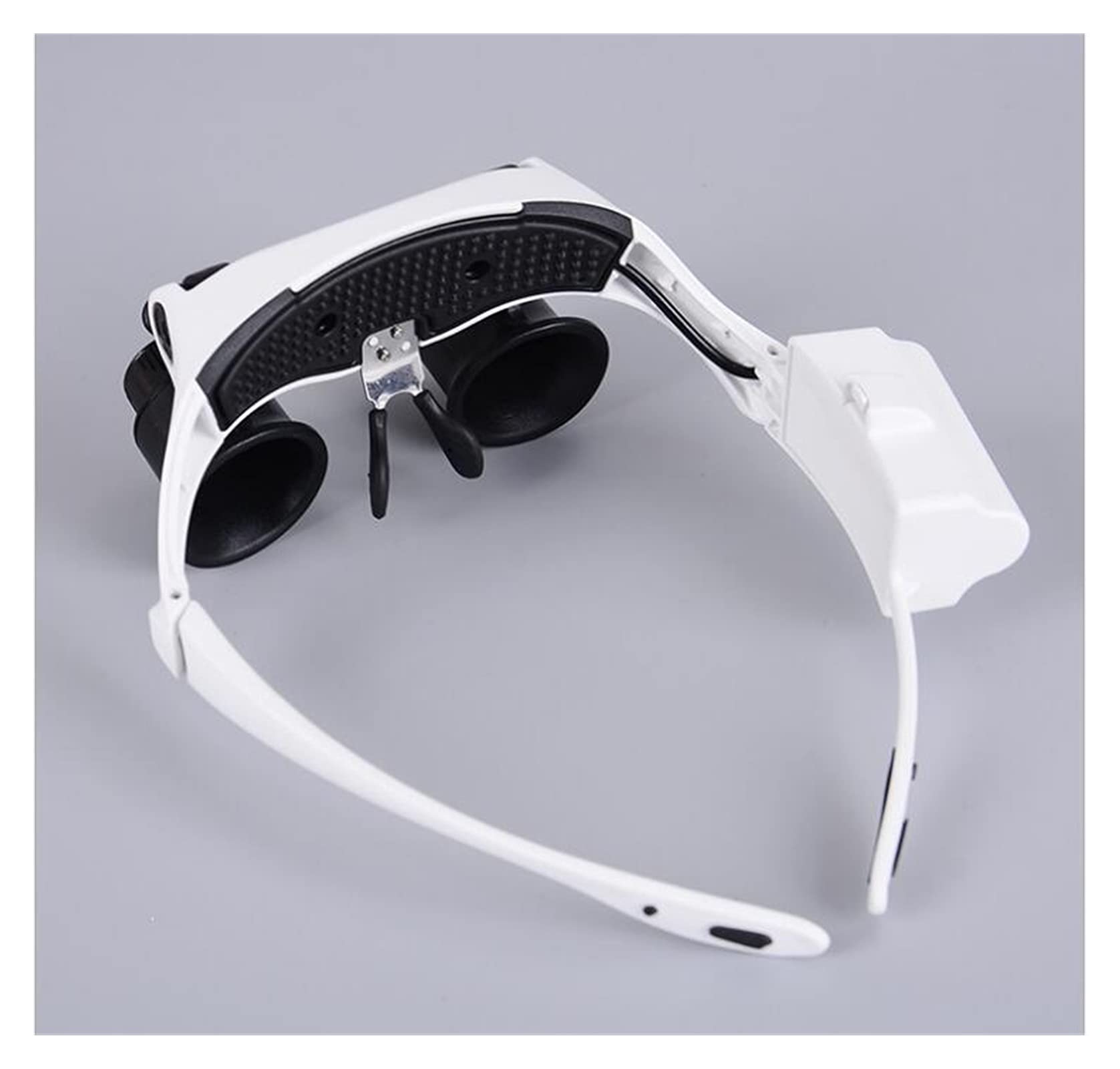 Lupa de Diadema, Lupa de Cabeza, Gafas de 10X, 15X, 20X y 25X, Lupa de Doble Ojo, Lupa para joyero, reparación de Relojes, medición con lámpara de 8 Lentes.