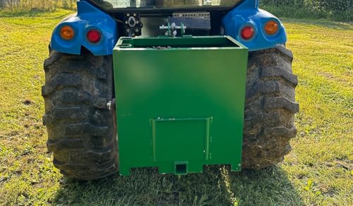 YINTATECH Ballast Box 3 Point Category 1 Tractor, 800lbs Capacity Tractor Ballast with 2" Hitch Receiver
