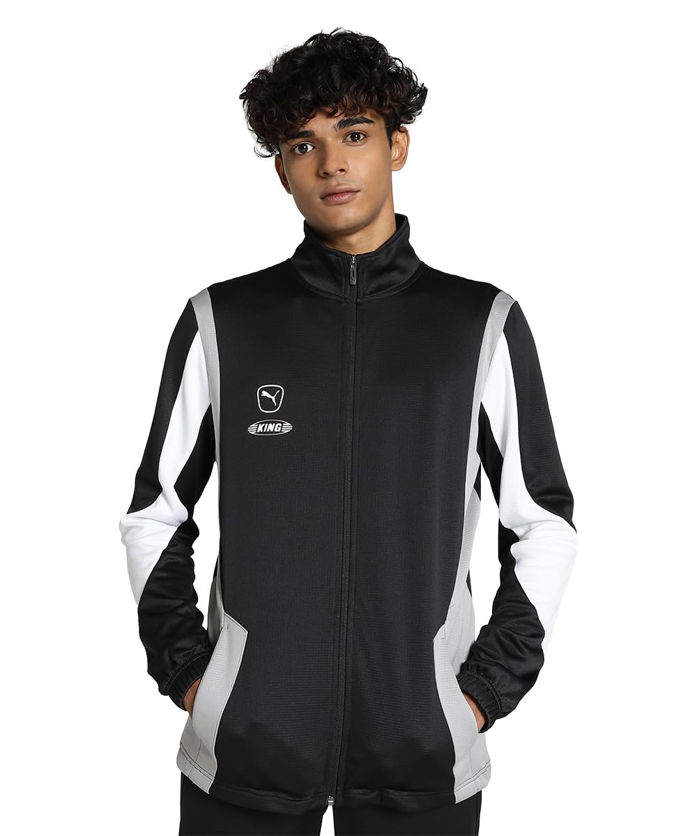 men polyester standard length jacket