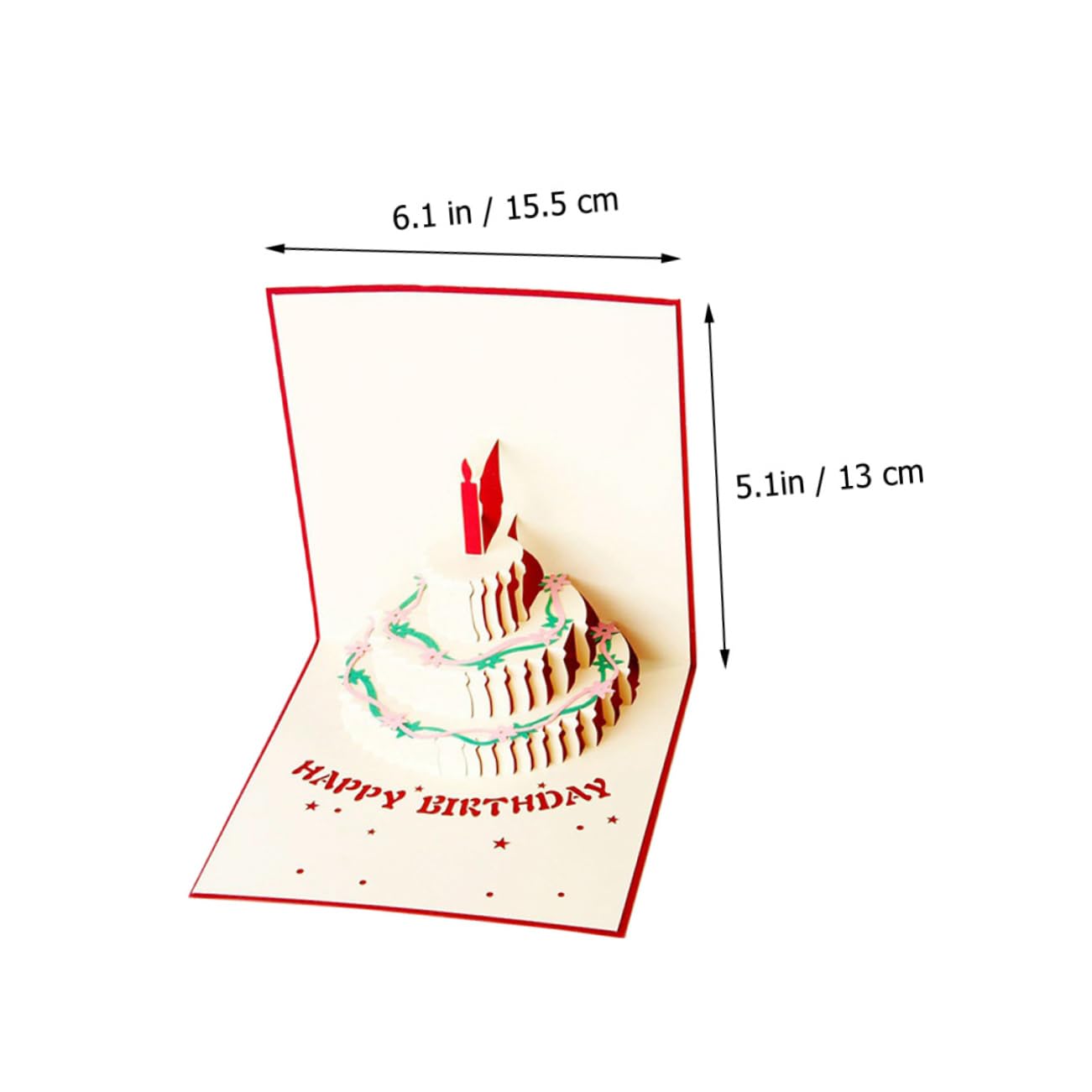 NUOBESTY 3 Pezzi Squisiti Biglietti Di Auguri Di Compleanno 3d Con Musica E Luci Per Uomini Buon Compleanno