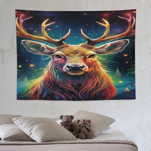 Tapisserie murale élan 150x200 pour habiller un grand mur vide facilement