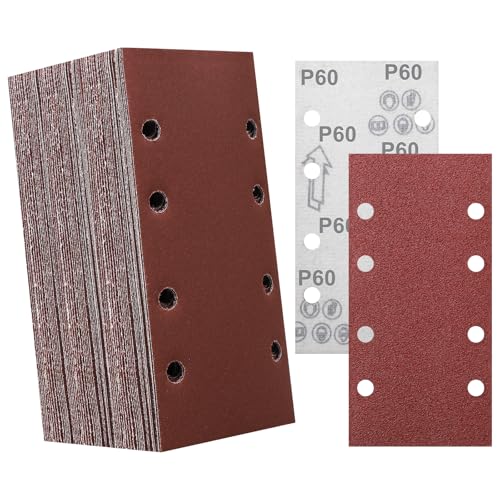 Samamoca Schleifpapier Schwingschleifer 93 X 185 mm,50 Stück...