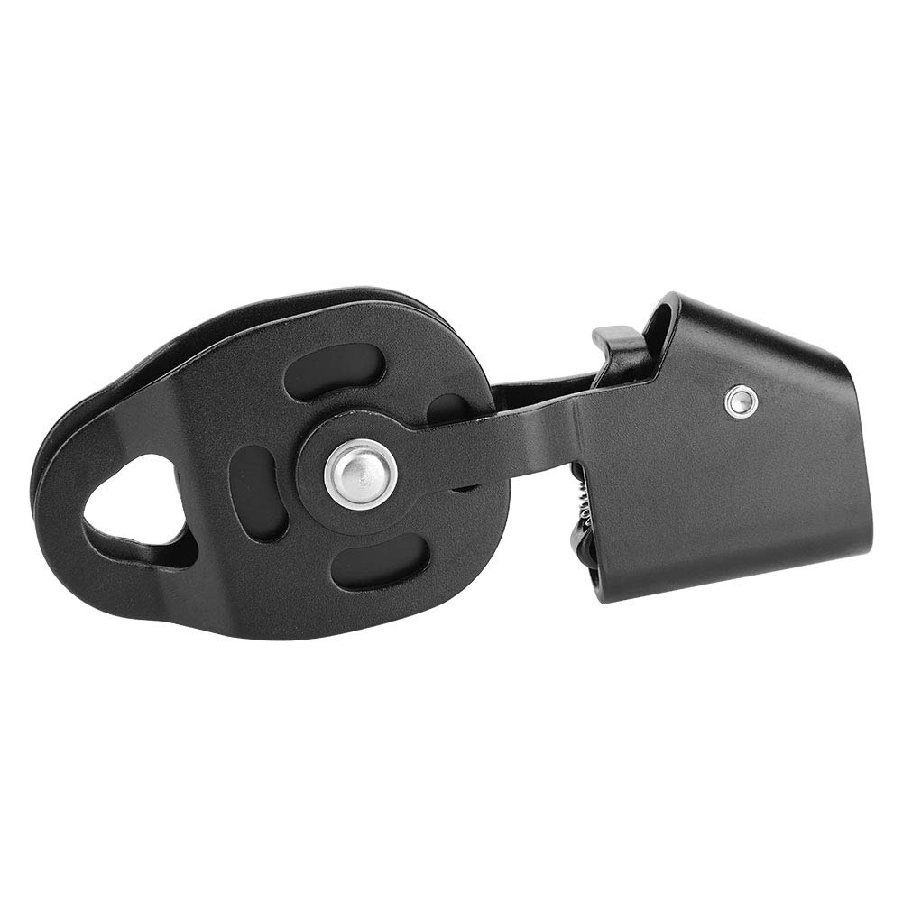 TOPINCN Robuster Flaschenzug für Rettungseinsätze aus Magnaliumlegierung, Geeignet für 8–12 Mm Seile, 25 KN Zugkraft