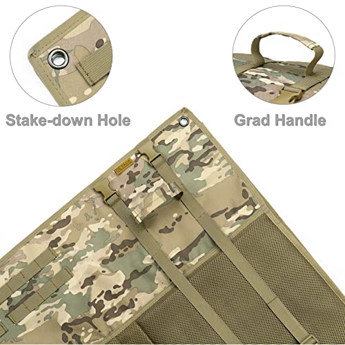 DEYACE Shooting Mats Prone Padded, Extra Large Portable Roll Up Shooting Padded Mat for Range Shooting and Hunting (Camo) - Thumbnail 5