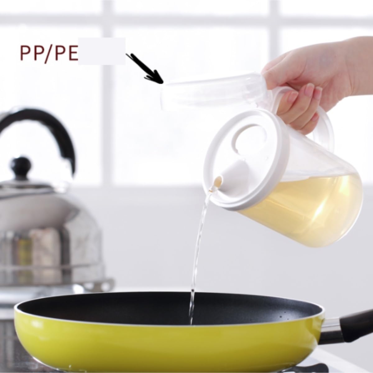 Aceitero Aceitera y Vinagrera Juego De 2 Botellas De Aceite, Vinagre Y Salsa De Soja De Gran Capacidad De Plástico No Grasosas For Uso Doméstico Aceiteras para Cocina