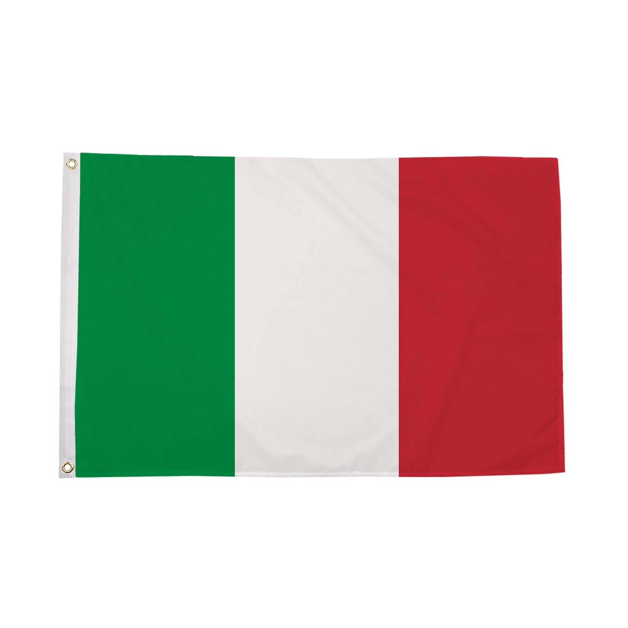 Flagmax Italian Flag 3ft x 2ft (90cm x 60cm) Italy Tricolour Flag with Eyelets Durable Polyester Banner for Indoor and Outdoor Display Cultural Events Celebrations and Home Use