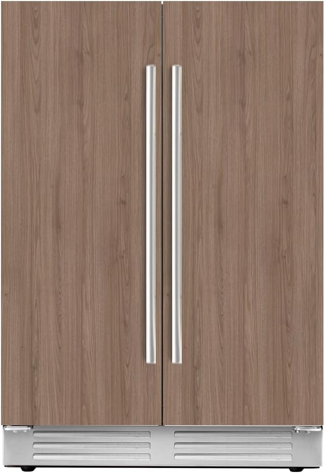 Ca'Lefort 24 Inch Panel Ready Wine and Beverage Refrigerator - 60 Can and 20 Bottle Wine Fridge Dual Zone 36-72°F Built in Cooler, 4.10 cu.ft Refrigerator Perfect for Home/Kitchen(Panels Not Included)