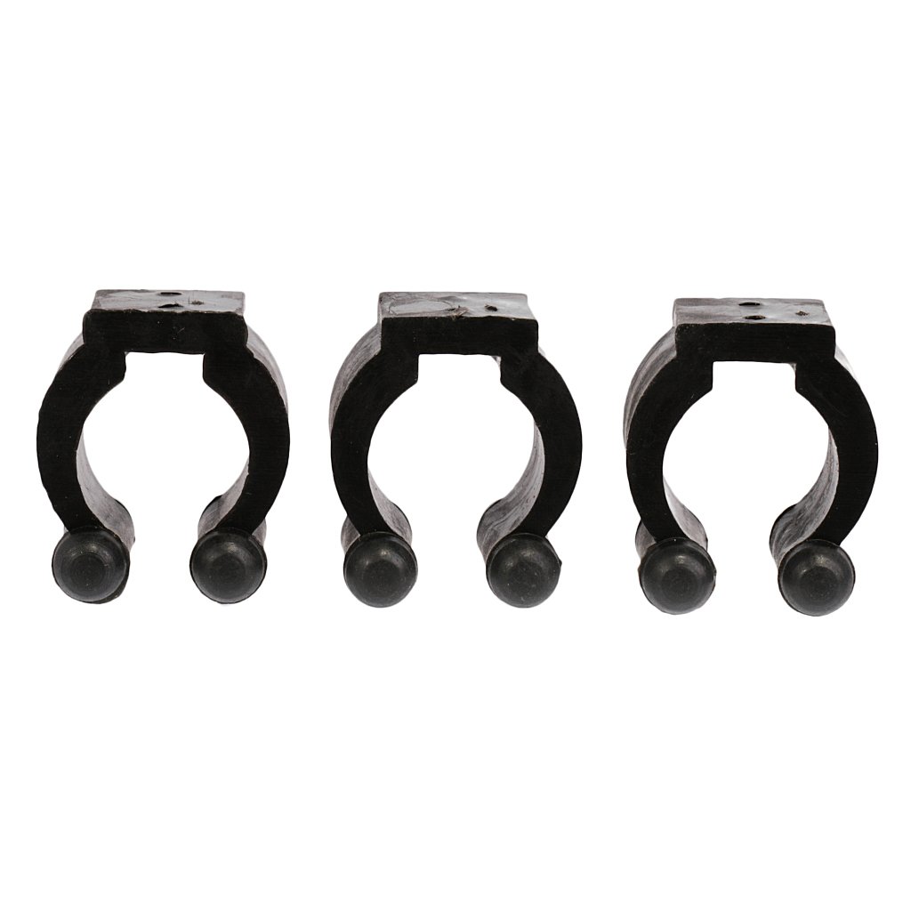 Phenovo 18 Pieces Billiards Snooker Cue Locating Clip Holder for Pool Cue Racks