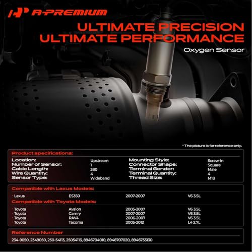 Sensor de Oxígeno A-Premium Compatible Toyota Lexus miniatura 2