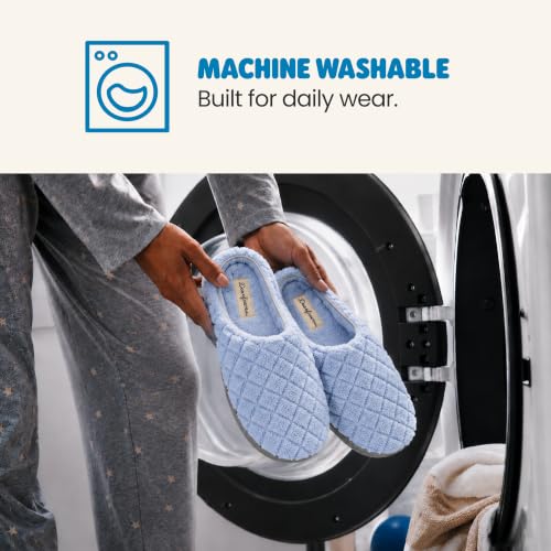 Image of Leslie Terry Clog House Shoes with Memory Foam, Indoor Slippers with Wide Widths