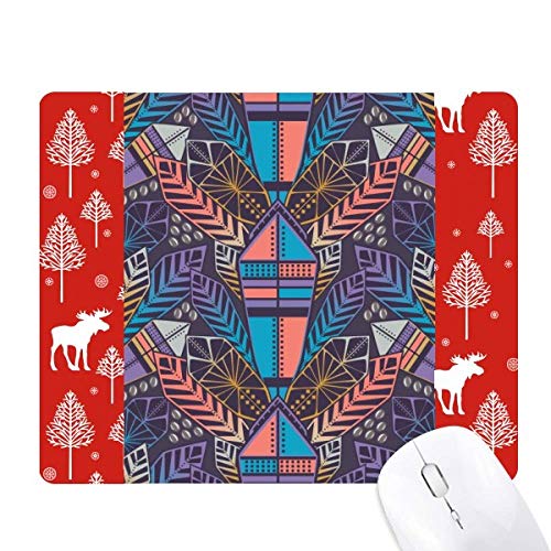Souris de Noël forêt colorée pour décorer votre espace de travail