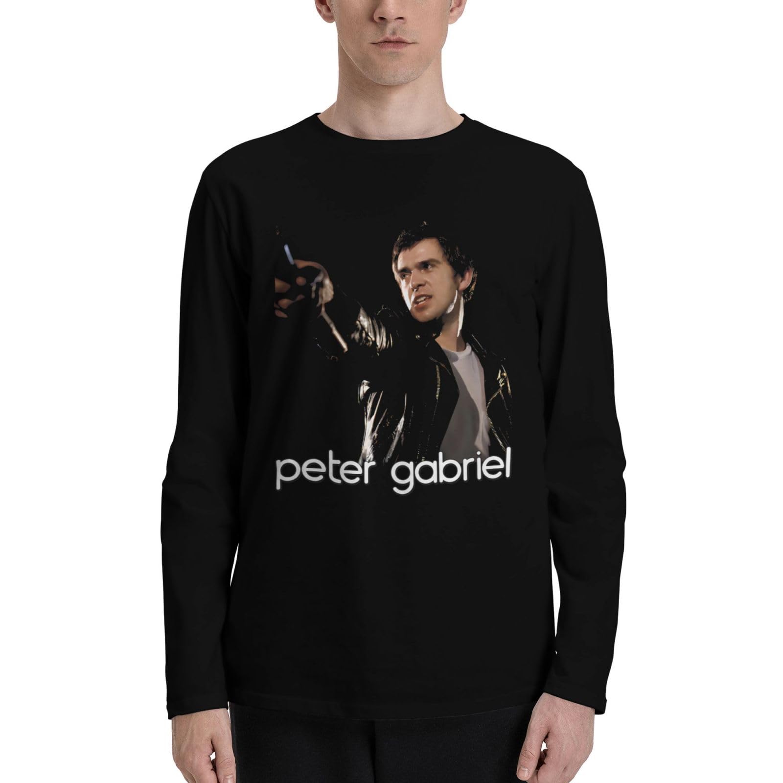 ISHWARAShirt Men Long Sleeve Fashion Round Neck Vintage Summer Cotton Tees