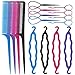 Produktbild 48 Stücke Haare Frisuren Set Frisurenhilfe Set Haar Zubehör Styling Set Hair Styling Accessories Kit Set Haar Styling Werkzeug Haar Clip-Pads