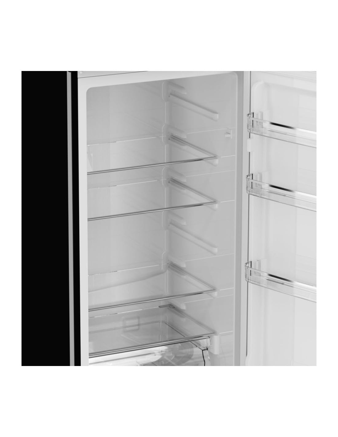 ALPHA Frigorífico Combi Pegasus Elite Pro-55, Cristal Negro, Cíclico.