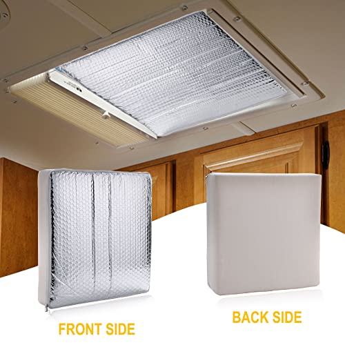 Wankic Rv Skylight Cover Camper Vent Insulator With Reflective Surface Energy Savings Sunroof Fits For 14*14*3 Inch Rv/Camper Vents #TOP3