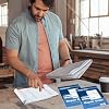 gisgfim 2 Pad Repair Order Book 2 Part Carbonless Receipt Books Consecutively Numbered with Claim Check Stub Invoice Receipt Book Work Order Form Receipt Book Order for Small Business 50 Set per Pads