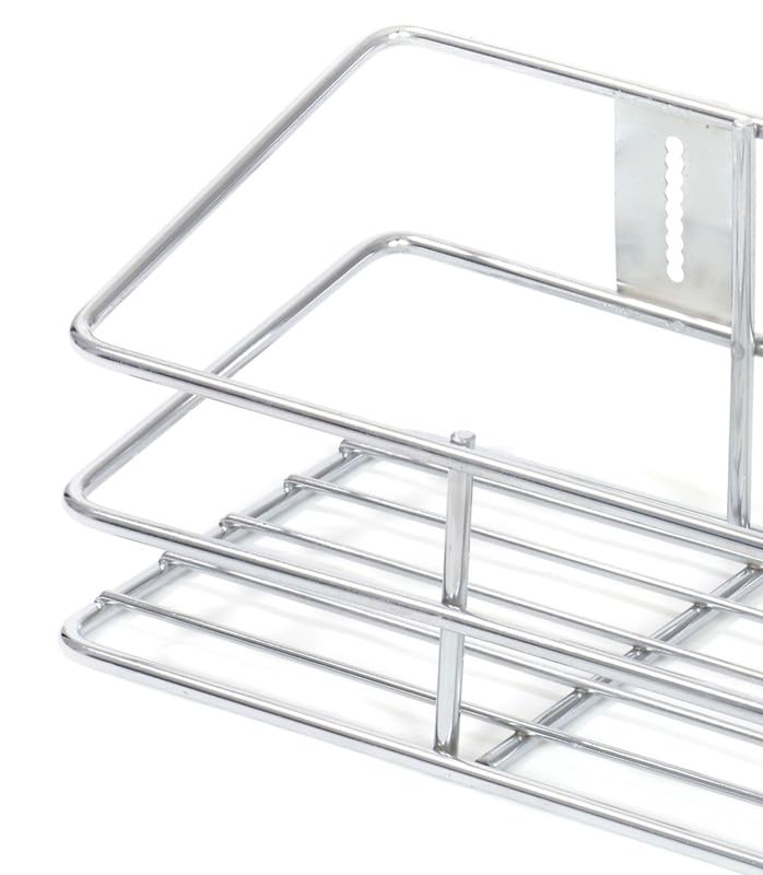 Image of S.K. Stainless Steel Glass Holder Stand for Kitchen /Glass Holder for Kitchen /Kitchen Organizer(12 INCH)(Upto 4 Glasses)(Size:-30.5 * 13 * 10 cm)