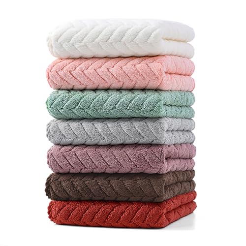 La Mejor Selección de Toallas para baño , tabla con los diez mejores. 48 AKASENKO Toallas de Baño,Súper Grande Juego de Toallas de Baño de 7 Piezas,100%,Absorbente y de Secado Rápido Suaves,Adecuado para Hotel,hogar,Gimnasio