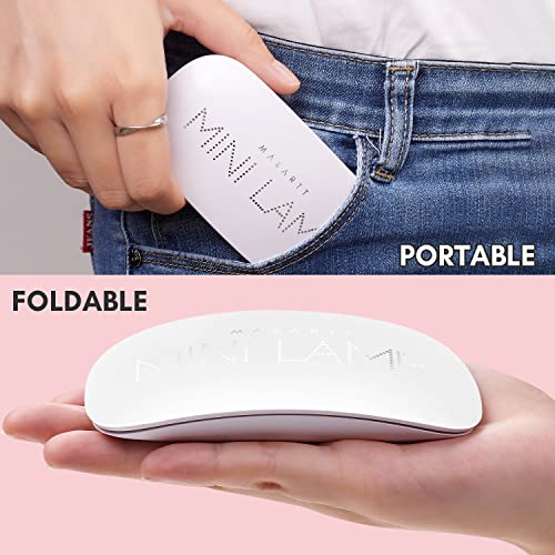 Makartt 6W Led Nail Dryer Curing Lamp 60S Timer Usb Portable For Gel Nails Based Polishes White C-01 #TOP4