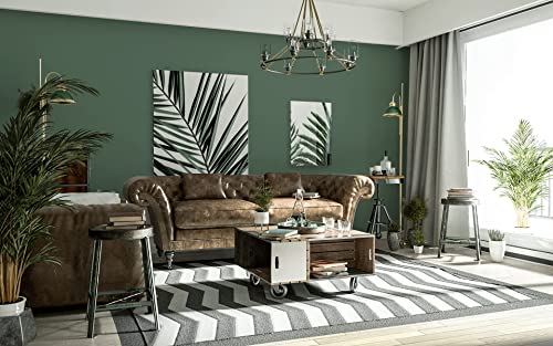 Dimoon 118''X17.7'' Green Peel And Stick Wallpaper Contact Paper Modern Self Adhesive Wall Paper Removable Renter Friendly Textured Solid Color Shelf Cabinet Vinyl Roll thumb #8